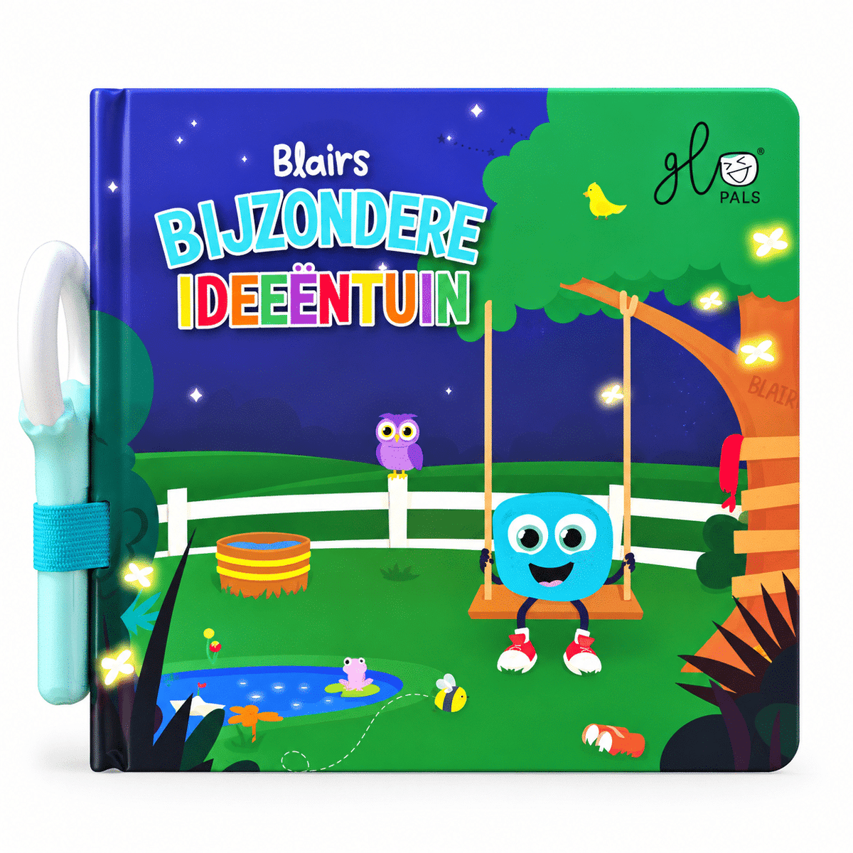 Glo pals book with light blair/pippa/alex