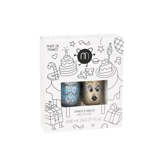 Set of 2 water based nail polish