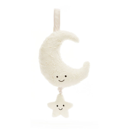 Amuseables moon/fox club/bashful silver bunny musical pull