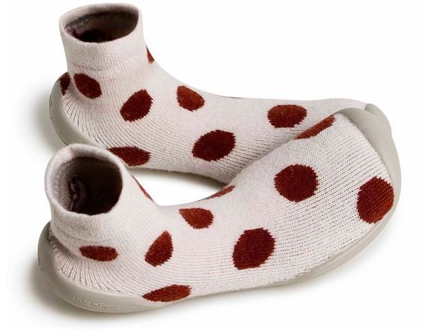 Pantoffel bol/streep/hartje