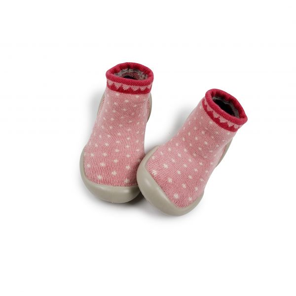 Pantoffel bol/streep/hartje