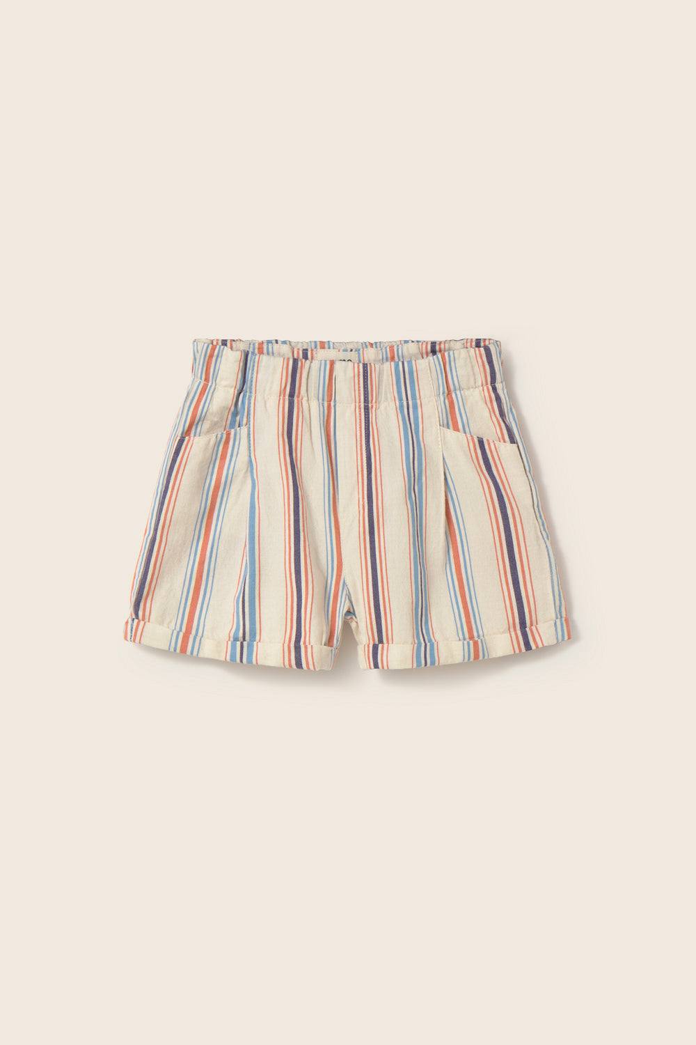 Roy striped cotton shorts