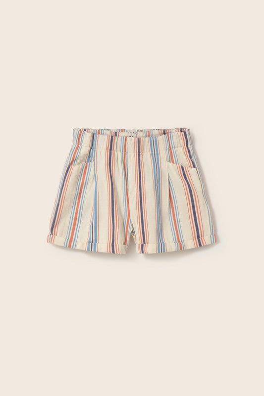 Roy striped cotton shorts