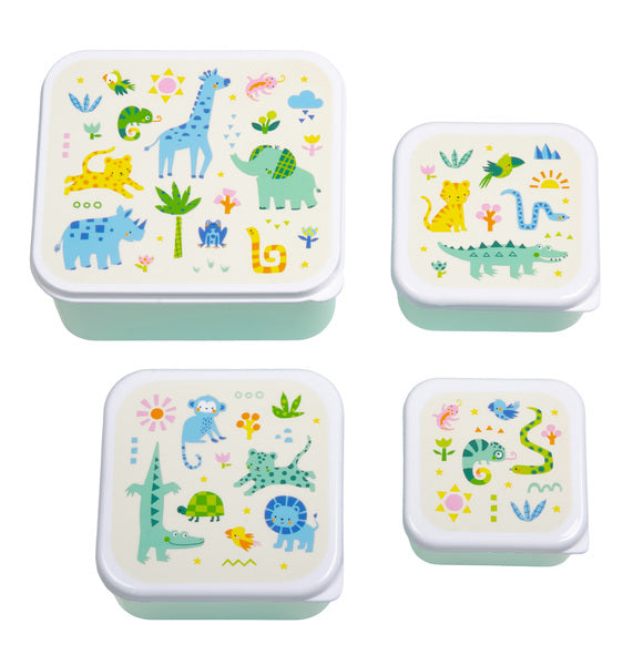 Lunch & snack box hearts/princesses/joy/ice cream/animal friends/unicorn dreams/flower garden/jungle/dinosaurs/savanna