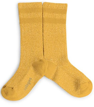 Hoge sokken glitter claire