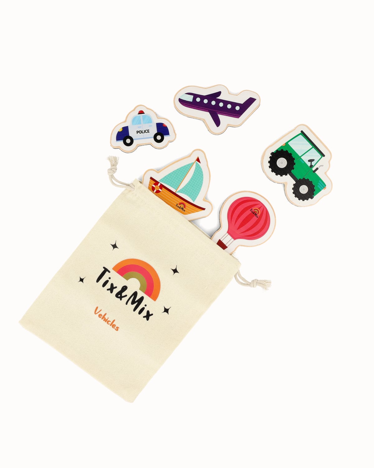 Magnetic playset meet the animals/explore vehicles