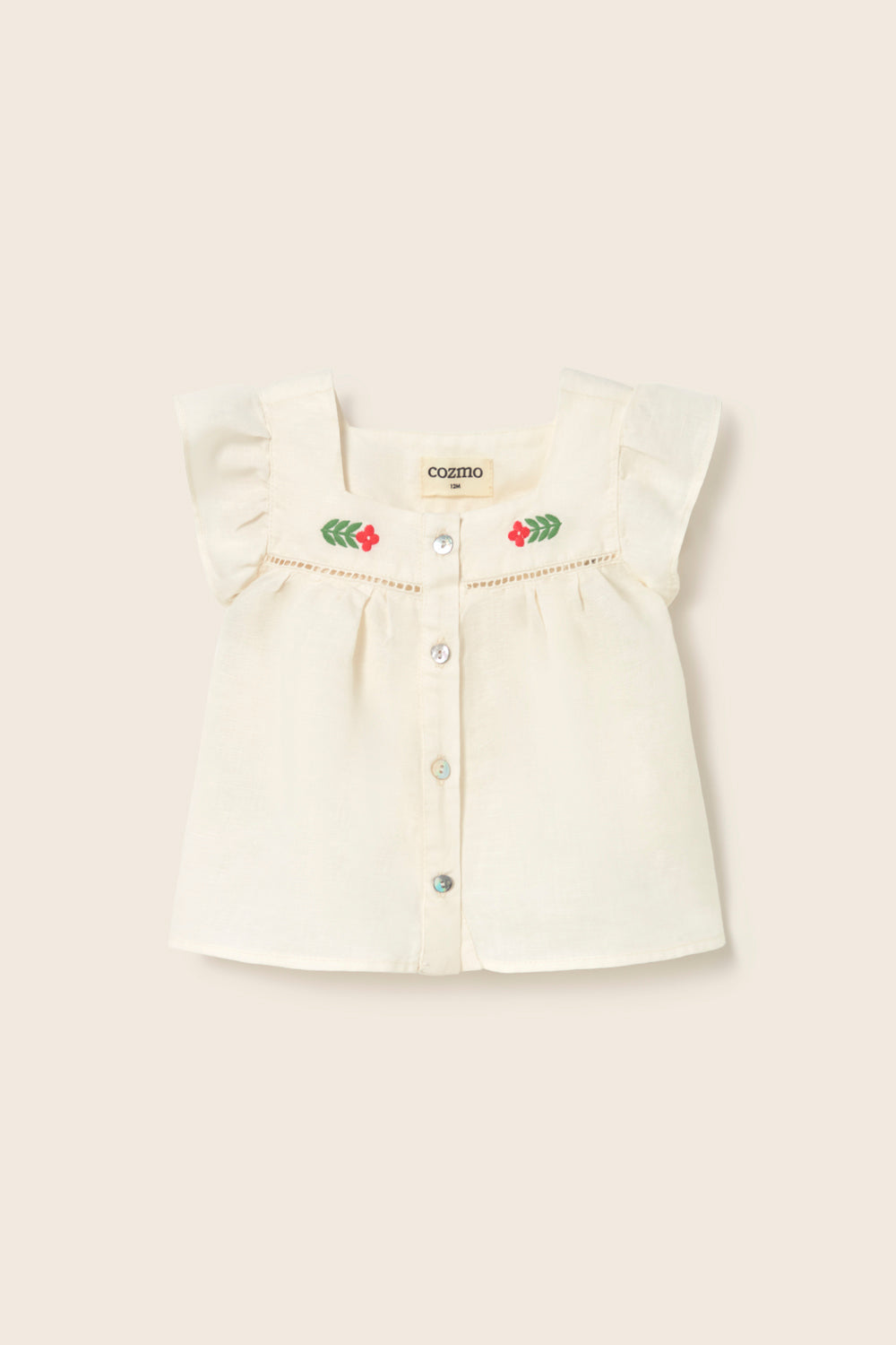 Vivi cotton linen blouse