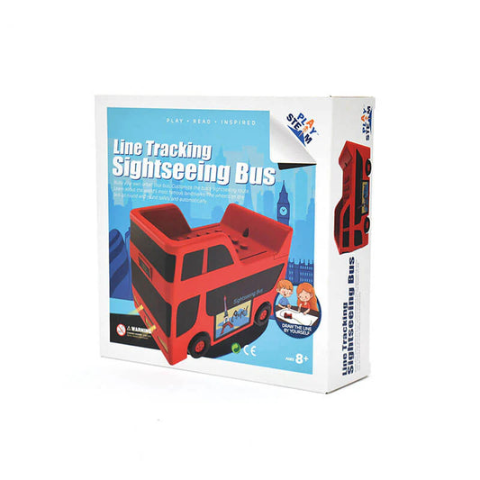 Line tracking sightseeing bus
