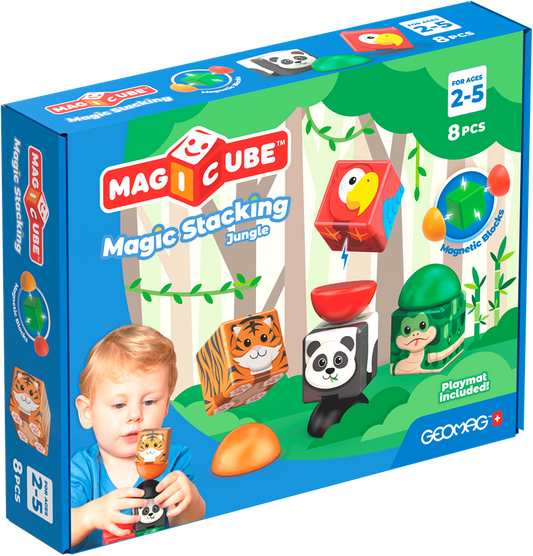Magicube blocks stacking jungle (8 pcs)