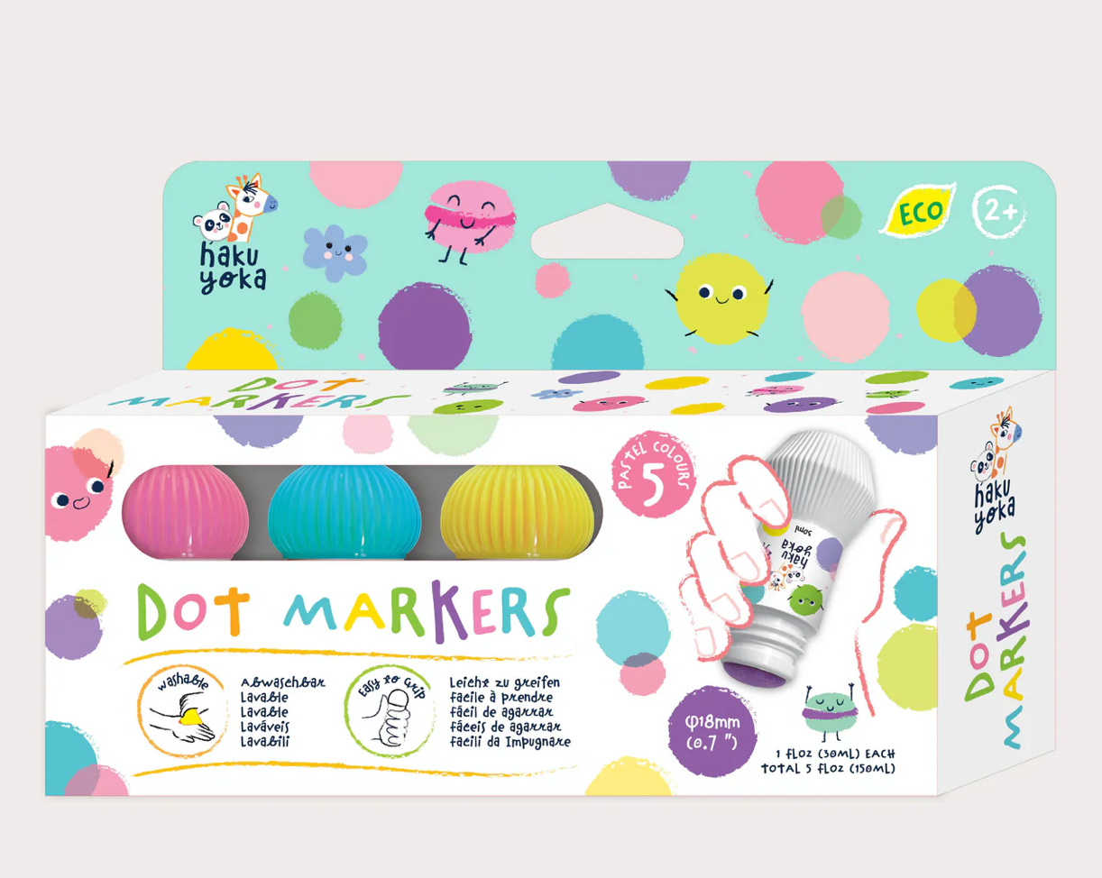 Dot markers pastel