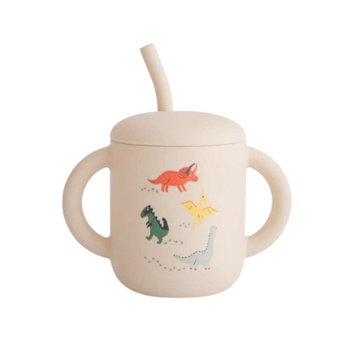 Training cup with straw
