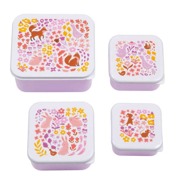 Lunch & snack box joy/ice cream/animal friends/unicorn dreams/flower garden/dinosaurs/savanna
