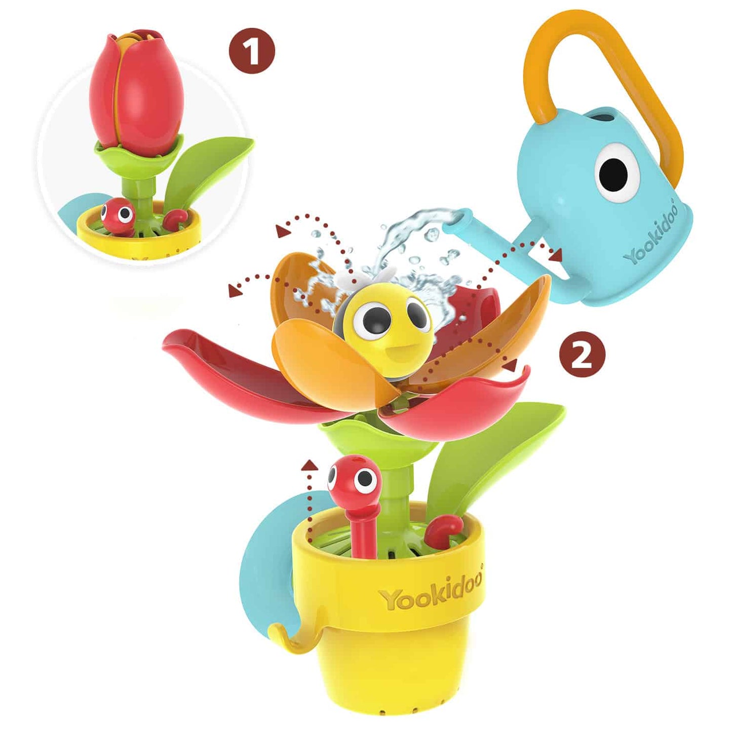 Peek-a-bee tub flower
