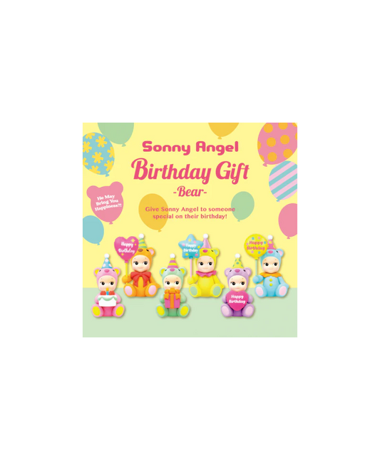 Sonny Angel Birthday Gift Bear series