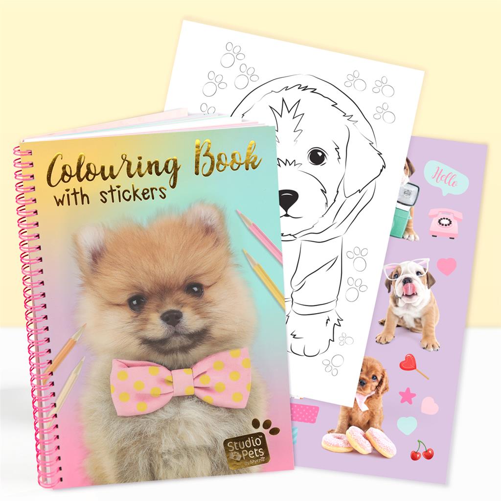 Kleurboek kitten/puppy