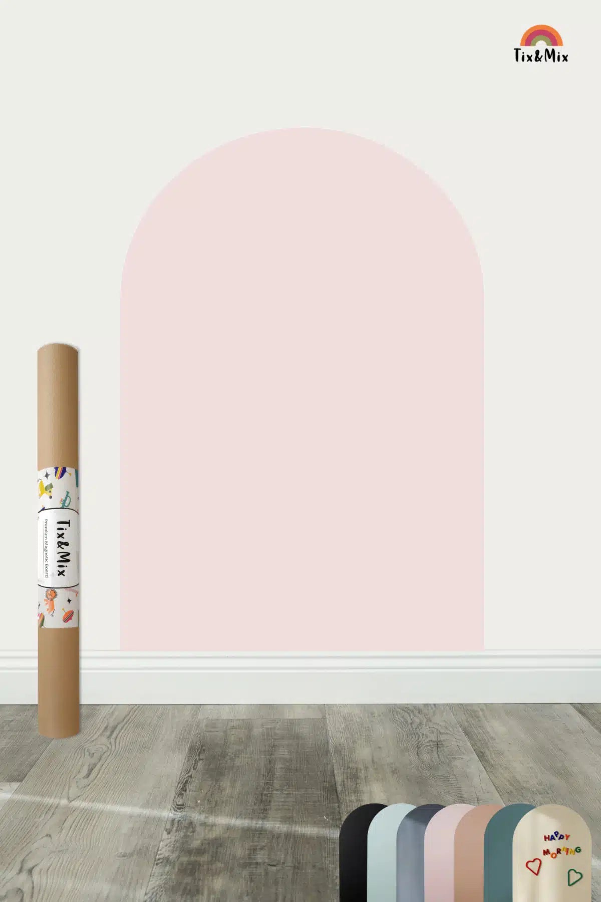 Magnetic wall decal + 2 crayons