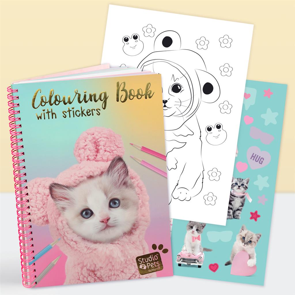 Kleurboek kitten/puppy
