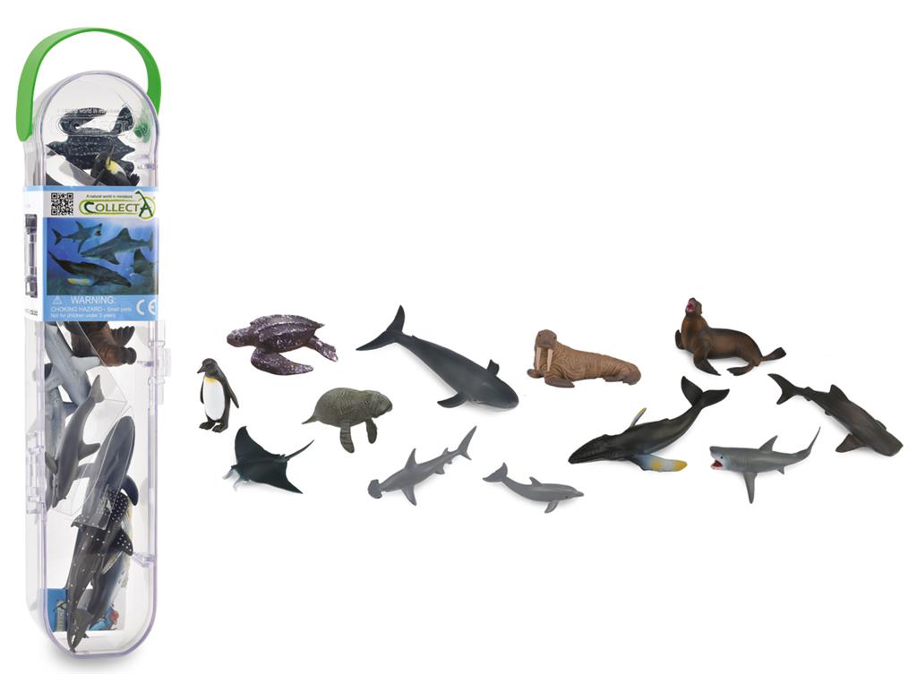 Set van 12 zeedieren