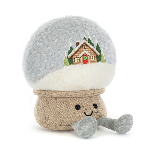 Amuseable snow globe