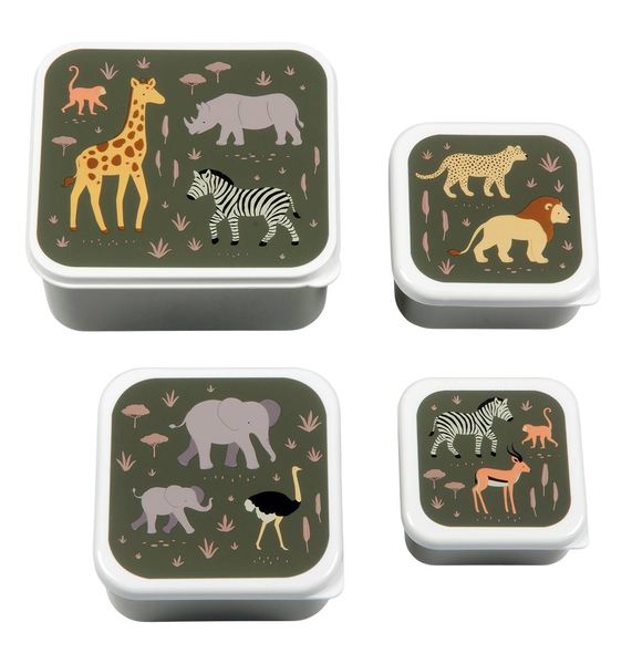 Lunch & snack box joy/ice cream/animal friends/unicorn dreams/flower garden/dinosaurs/savanna